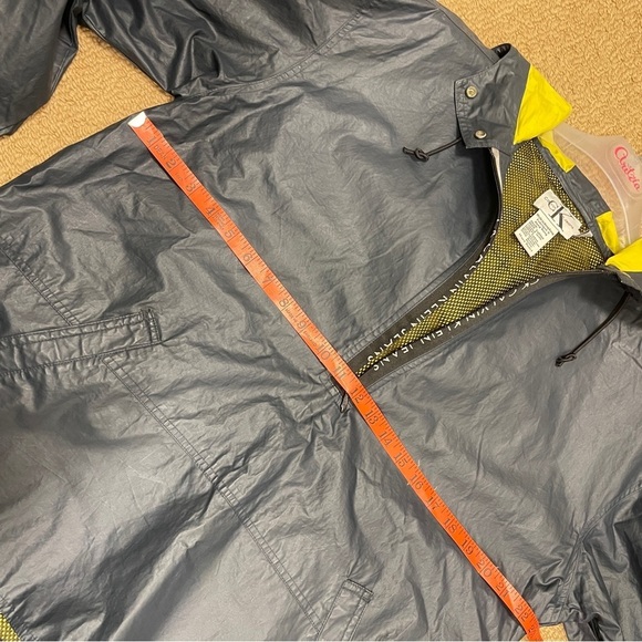 Vintage Streetwear Calvin Klein Jeans 1/2 Zip Pullover Raincoat Navy Black - M - Picture 14 of 14